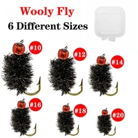 6 sizes nymph scud fly bug worm trout fishing flies artificial insect fly fishing bait