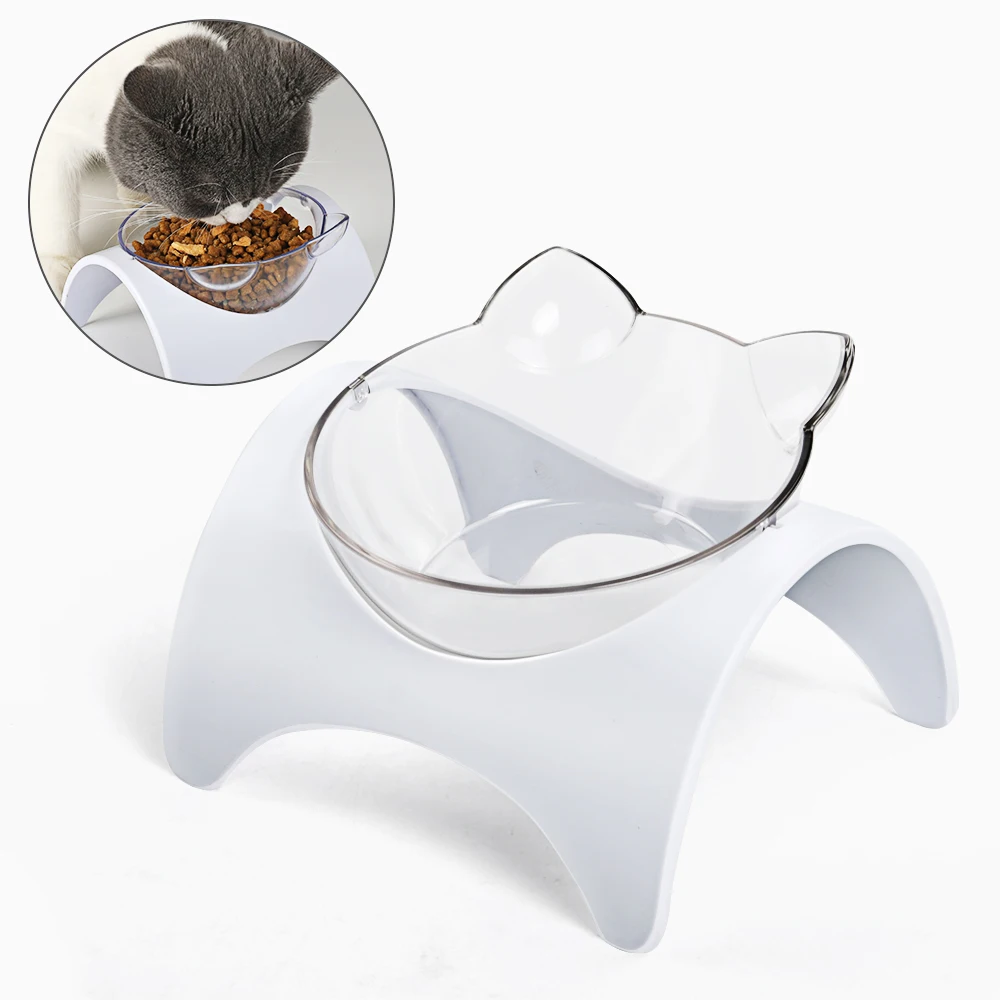 

Double Pet Bowls Cat Food Water Feeder Pet Drinking Dish Feeder Cat Puppy Feeding Supplies Small Dog Accessories