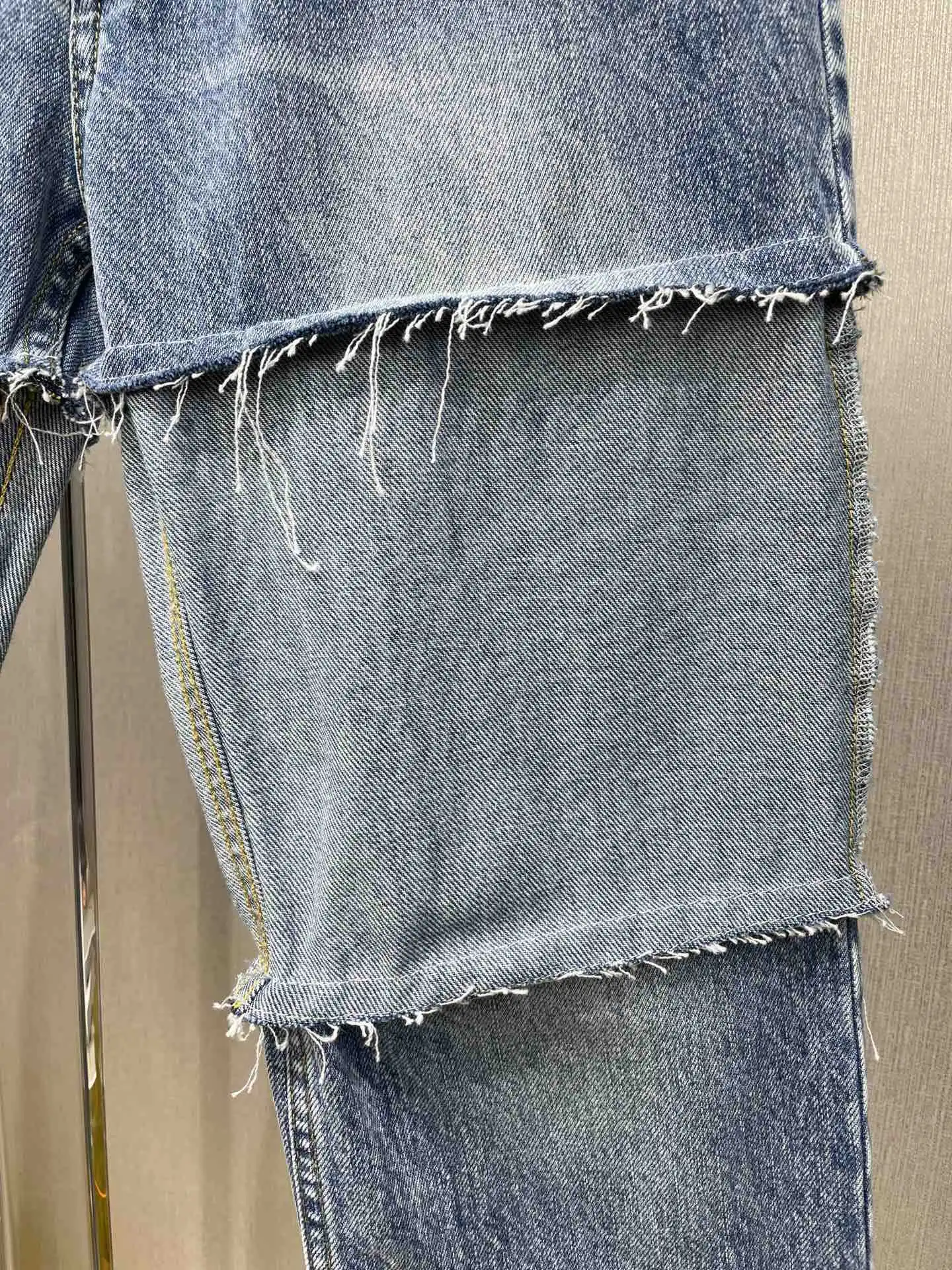 New 2021SS Spring Women Fashion Patchwork Straight Jeans Female Denim Pants Trouse Ddxgz2v 2.19