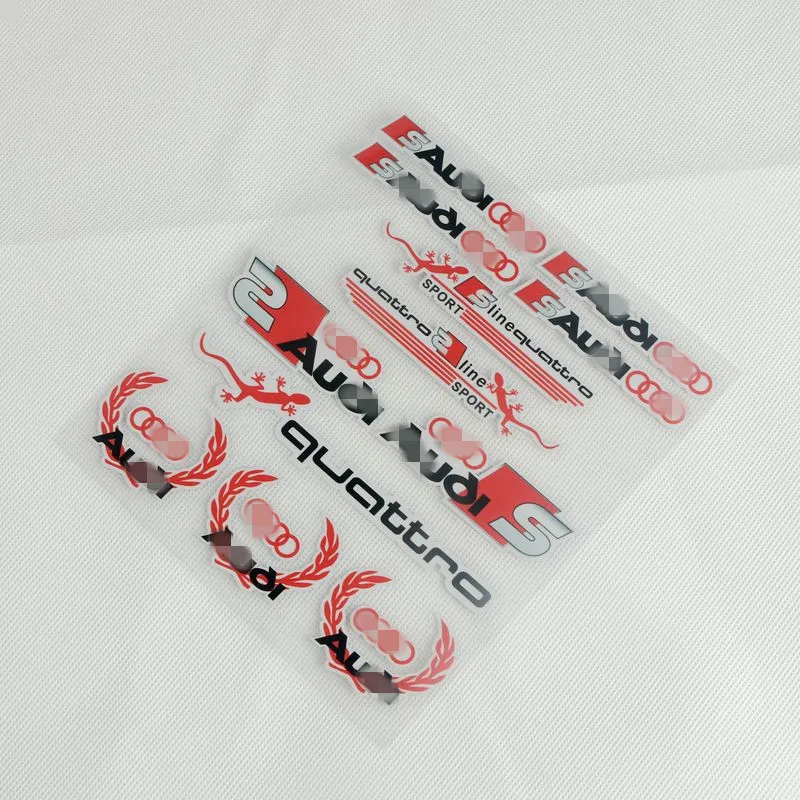 Автомобильные наклейки подходящие для Audi декоративные светоотражающие