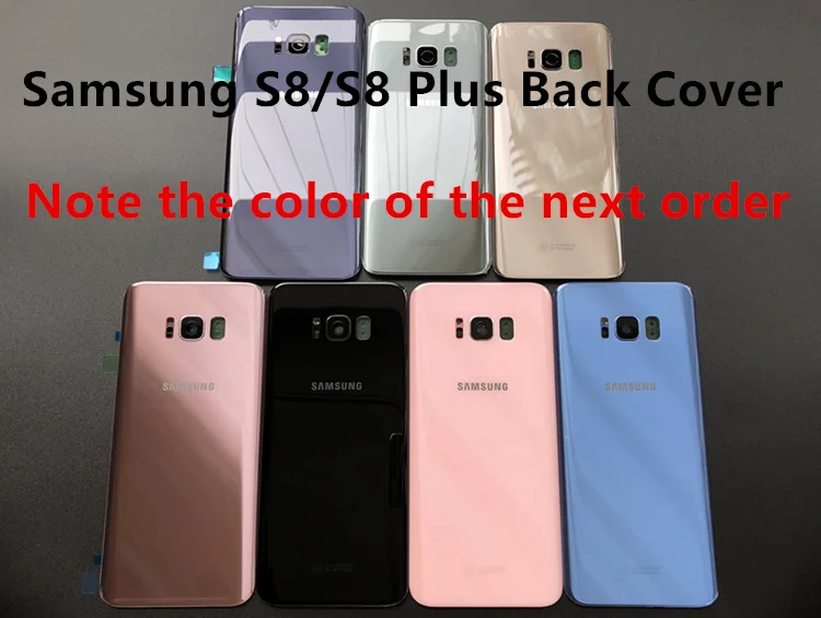 S8 rear cover ЖК-дисплей для samsung Galaxy S8, ЖК-дисплей S8 plus, G950, G950F, G955fd, G955F, G955, с тенью, с сенсорным экраном, оцифровать - Цвет: S8 rear cover