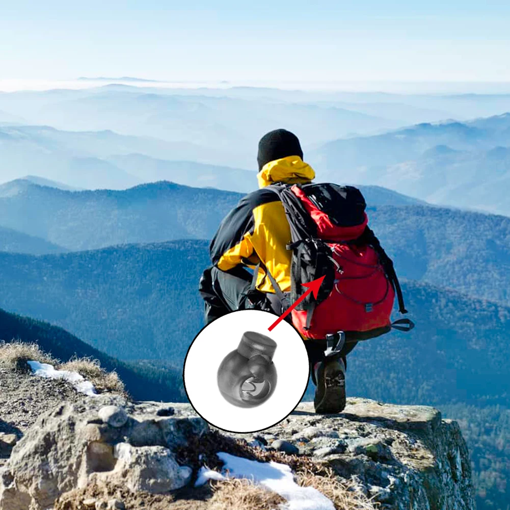 Стопоры для шнурка 12 шт. круглые шарики цветные прозрачные пластиковые