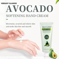 vibrant glamor avocado hand cream 100 plant extract hand mask nourishes moisturizes and anti crack hand cream hand care