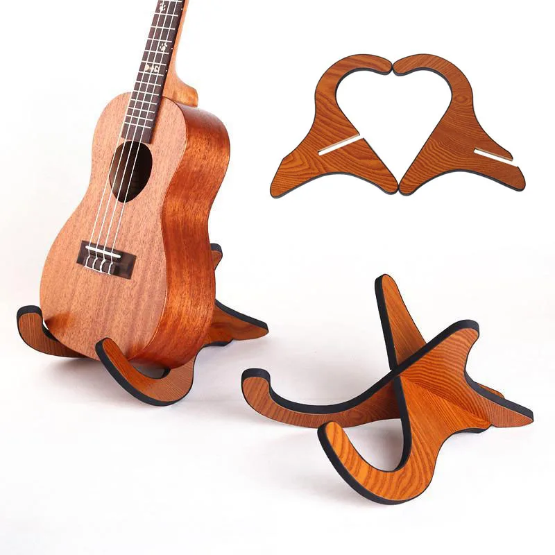 НОВАЯ Портативная подставка для укулеле деревянная складная вертикальная