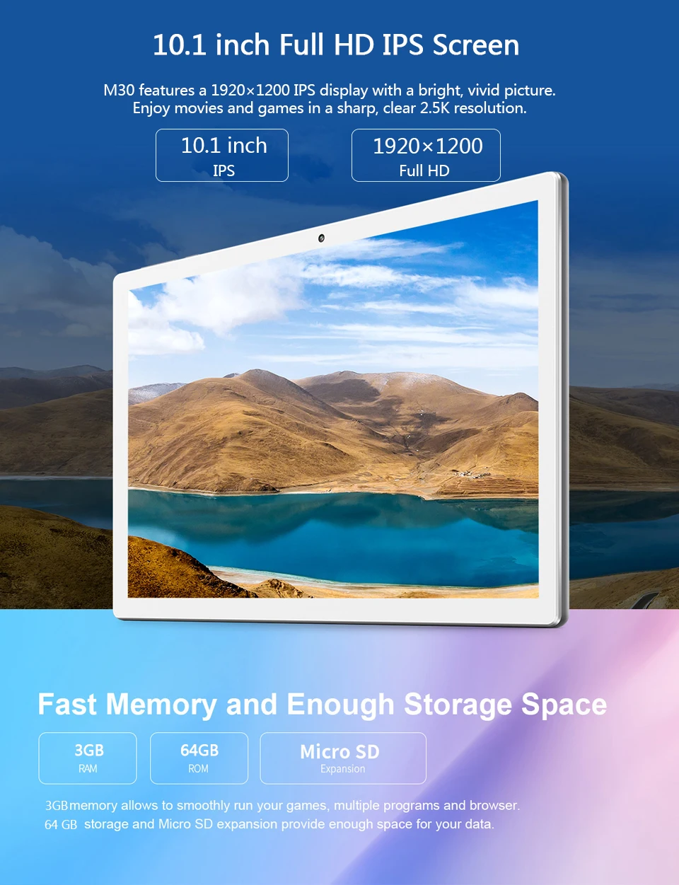Teclast M30 Phablet 10,1 дюймов планшет android 4G Телефонный звонок Google Play market 3G ram 64 rom 1920*1200 ips Full HD планшеты