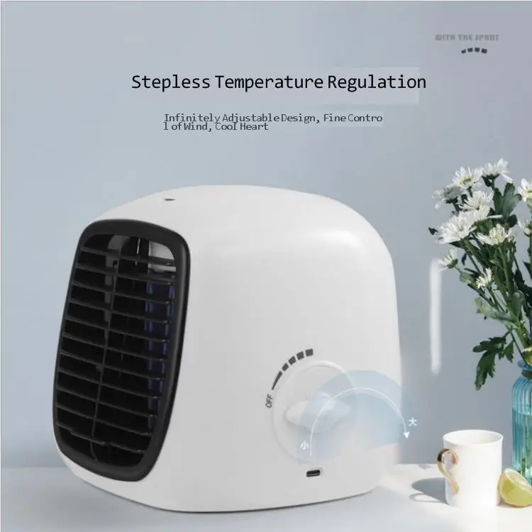

New Type Of Cooling Fan USB Small Portable Cooling Fan Household Desktop Mini Air Conditioner