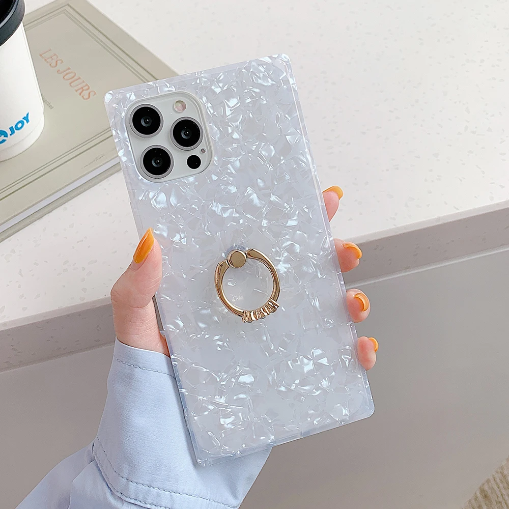 Квадратный чехол LOVECOM Dream для iPhone 14 13 12 11 Pro Max XS XR X 7 8 Plus мягкий IMD с