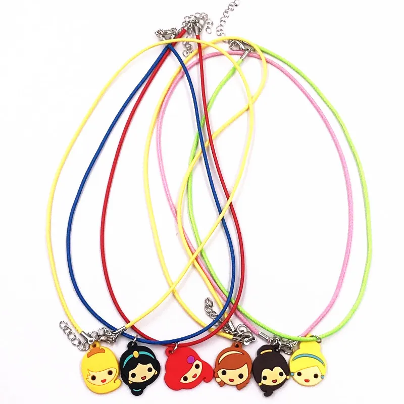 1 шт. хит продаж милые ювелирные изделия принцессы Ариэль ПВХ подвеска в виде