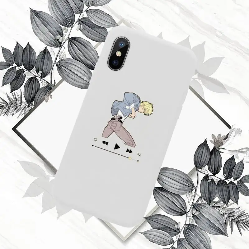 

Anime Banana Fish Phone Case Candy Color for iPhone 11 12 mini pro XS MAX 8 7 6 6S Plus X SE 2020 XR