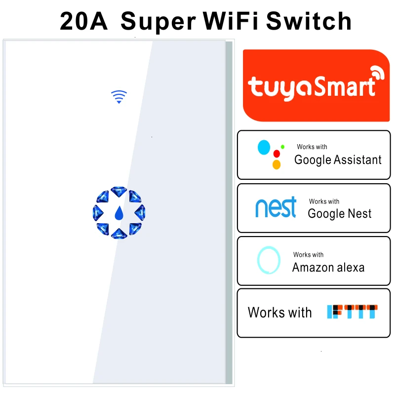 Умный переключатель для водонагревателя с поддержкой Wi Fi и голосовым