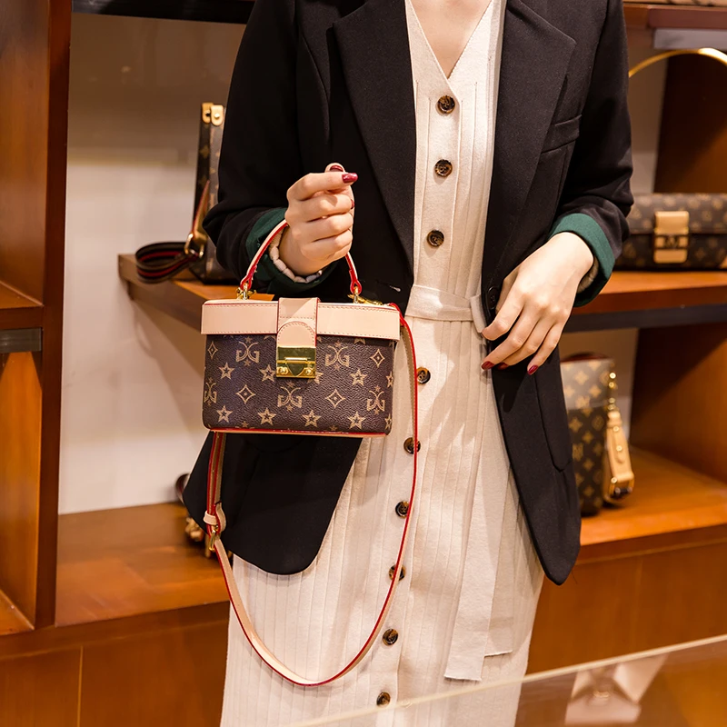 

Genuine Leather Women Bucket 2021 New Fashion High Quality Handbag Ladies Designer Purses and Handbags Sac De Luxe Femme Marque