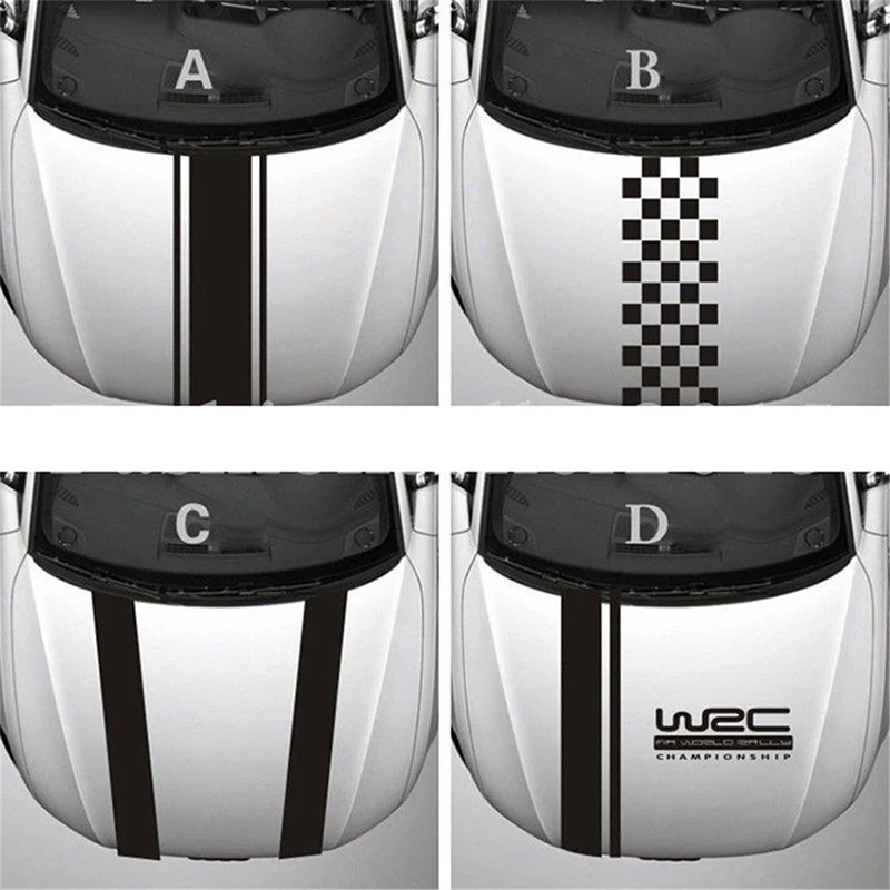 Наклейки для спортивной головы виниловые покрытия автомобилей Racing Skoda Octavia A7 A5 Fabia