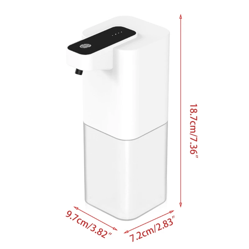 

400ml Capacity Automatic Soap Dispenser Infrared Technology Hand Soap Dispenser Rechargeable Soap Dispenser Convenient