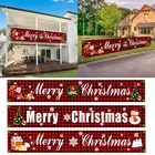 Рождественский наружный магазин, баннер, Рождественское украшение для дома, Рождественский Декор, флаг, тянущийся 2020, Рождество, Новый год 2021