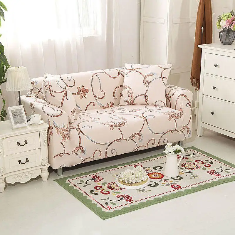 

Simple Feather Sofa Covers for Living Room Sectional Corner Sofa Cover Elastic Couch Cover L Shape Sofa Slipcover Home Decor
