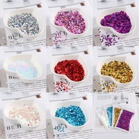 500pcs 39mm hollow horse eyes pvc loose sequins paillettes diy sewing wedding craft decorationlady nails arts beauty paster