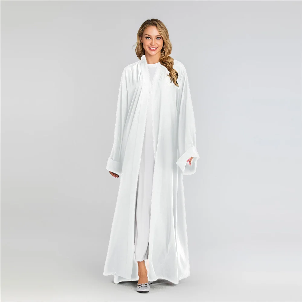 Женское мусульманское платье Кафтан Abayas кимоно в Дубае Musulmane Турецкая