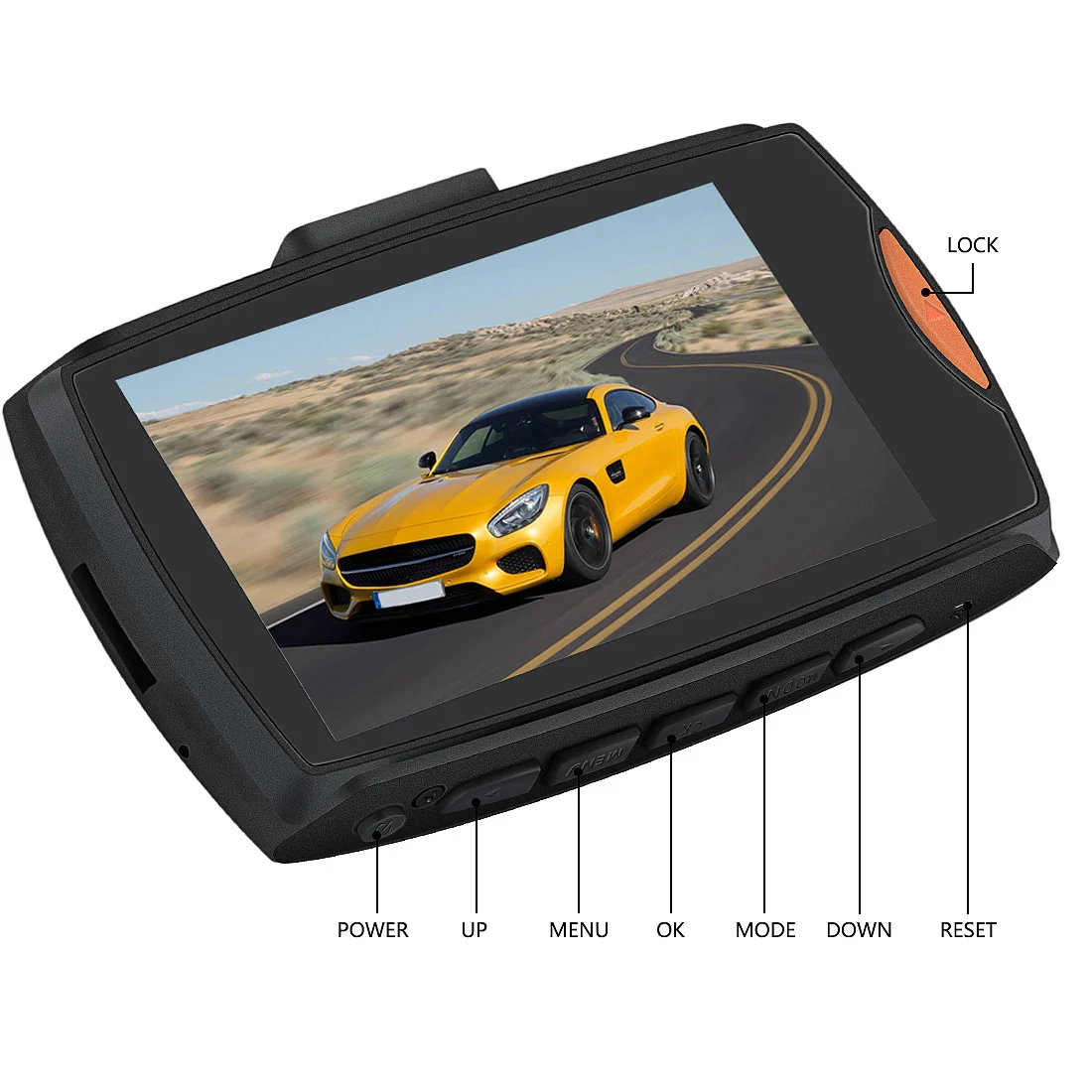 FHD 1080P Автомобильный видеорегистратор камера 120 градусов для автомобилей ночное