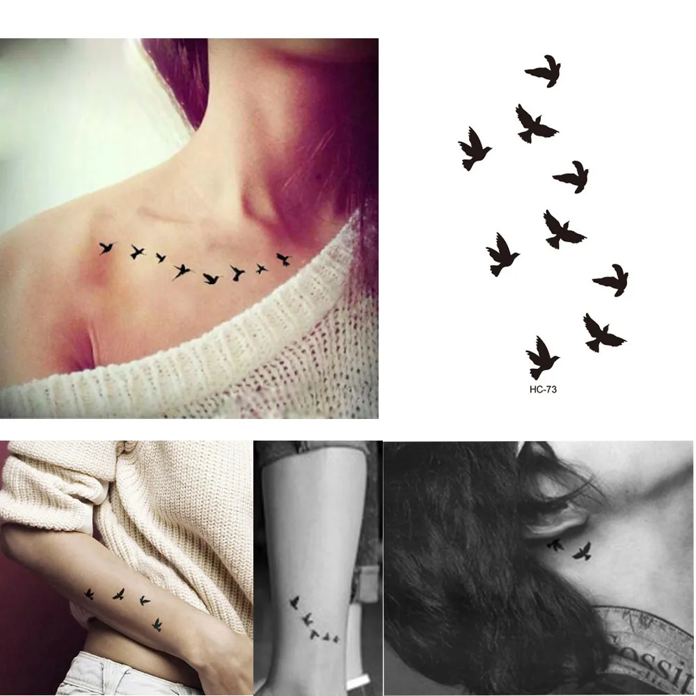 8 * тату-наклеек сексуальная тату художественная палочка Женская съемная веселая