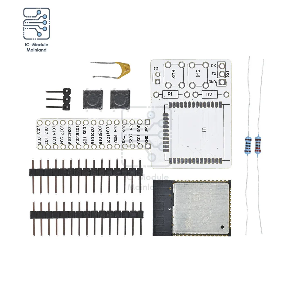 ESP-32 ESP-WROOM-32 Rev1 Wi-Fi модуль беспроводной Bluetooth макетная плата комплект для Arduino DIY Kit |