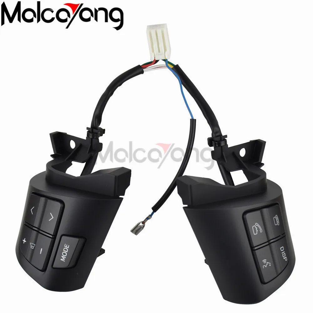 Высококачественный для TOYOTA COROLLA 2007-2013 84250-02230 8425002230 Рулевое колесо Кнопка управления аудио серебристый и черный цвет