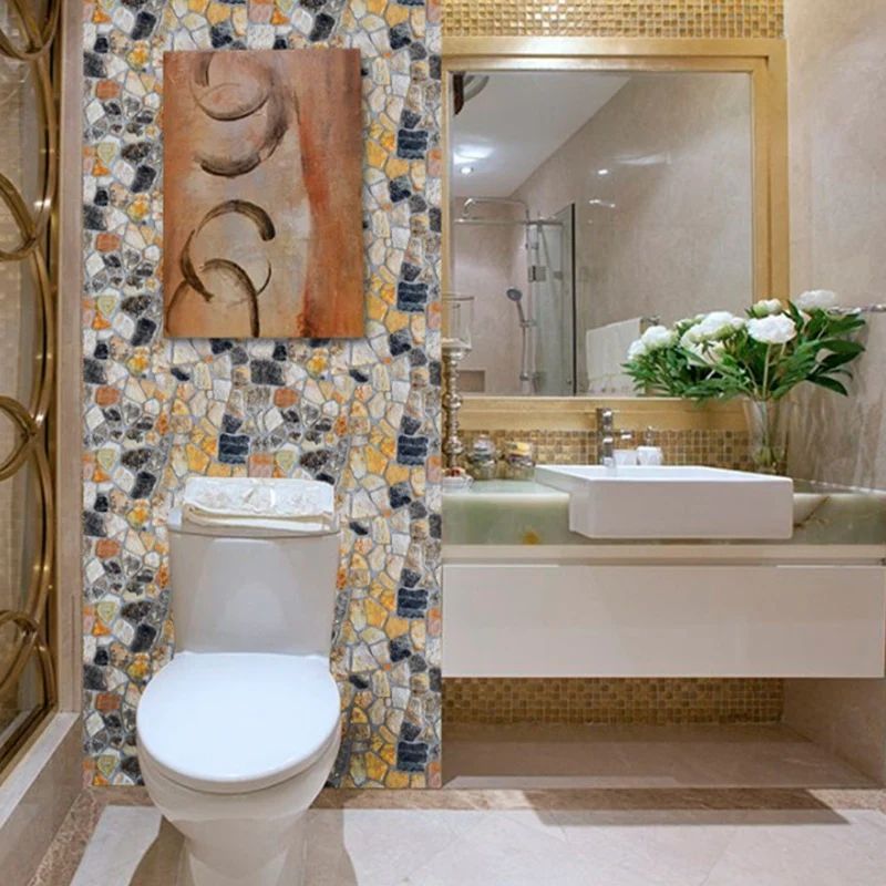 Каменные кирпичные настенные наклейки для гостиной спальни шкафа столовой