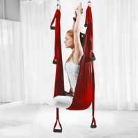 handles anti gravity aerial yoga ceiling hammock indoor fly yoga swings flying trapeze inversion device home gym