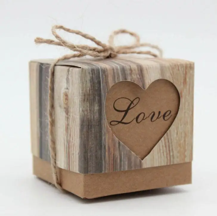 5love 5 шт., верхние подарочные пакеты, крафт-бумага, Подарочная коробка с любовью/сердцем/принцем/принцессой для мальчиков или девочек, коробка для конфет, контейнер для конфет - Цвет: 5love