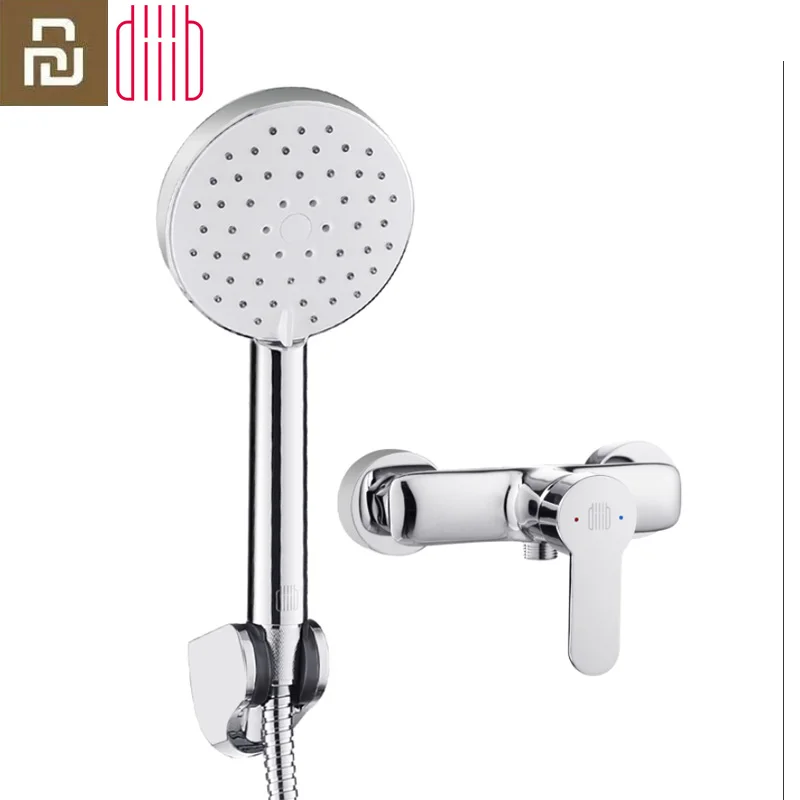 

1Sets Diiib Dabai Shower Bath Faucet Wall Mounted Mixer Valve Tap Temperature Control Hot and Cold From Xiaomi Youpin