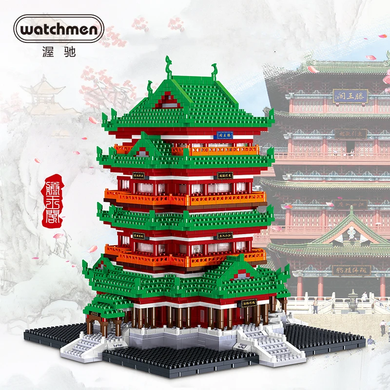 

Mini Diamond Building Blocks Architecture Bricks City 3D Model Children Educational Toy Compatible Adults Gifts Christmas