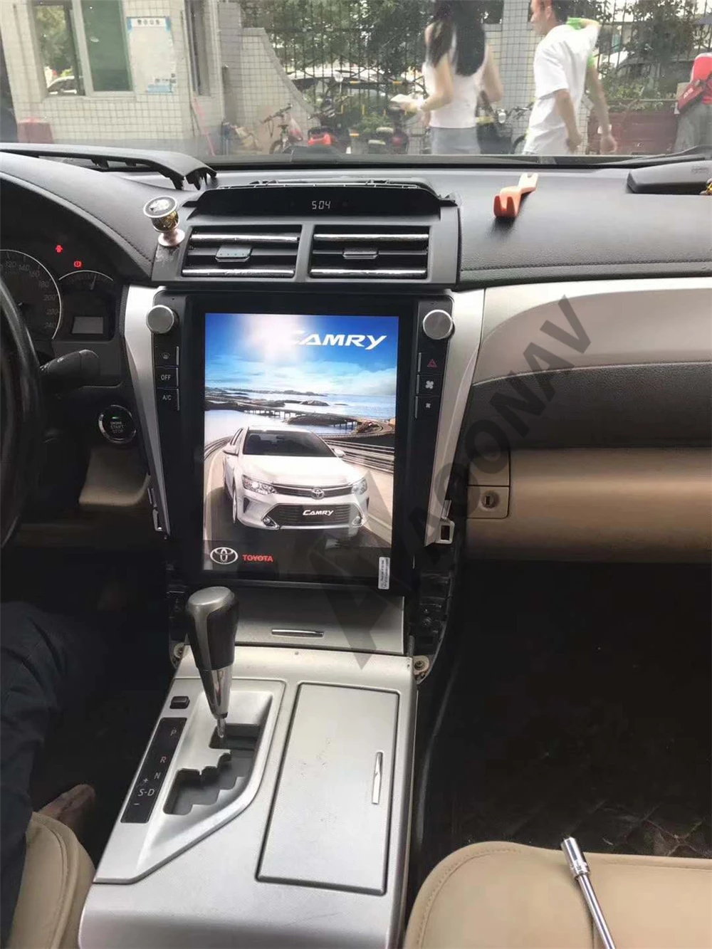 

AOONAV 12.1 inch car GPS Radio GPS navigation for-TOYOTA Camry 2012-2016 multimedia player vertical screen Android 9.0