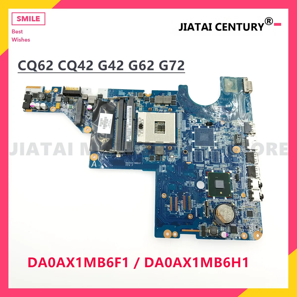 Материнская плата для ноутбука HP Pavilion CQ42 CQ62 G42 G62 DA0X1MB6H1 595184 001 с поддержкой HM55 I3 I5 100%