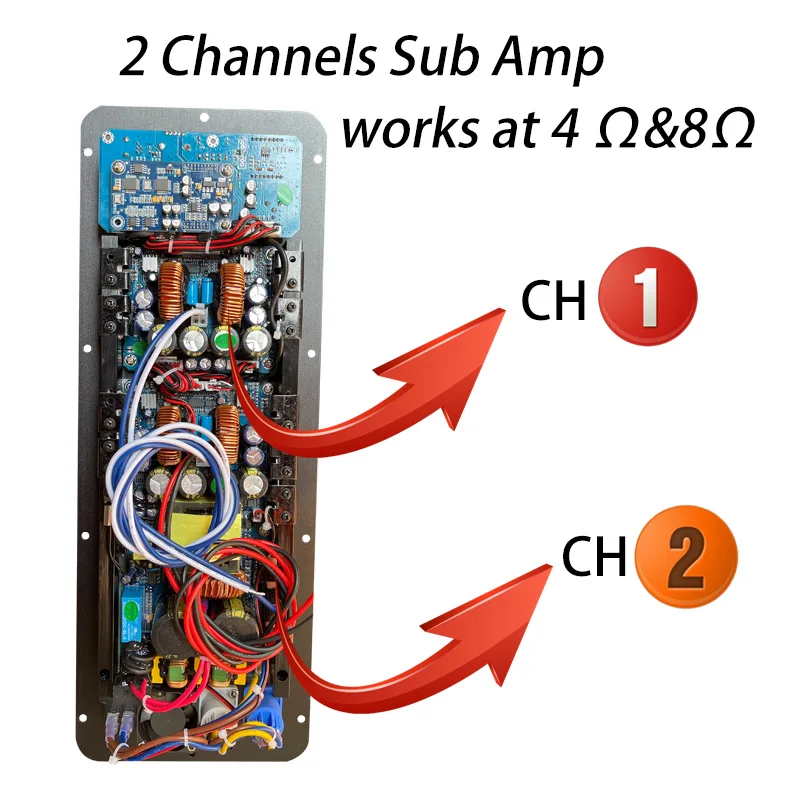 2 Канальный Профессиональный Усилитель колонок GETSHOW 6000 Вт модуль усилителя для