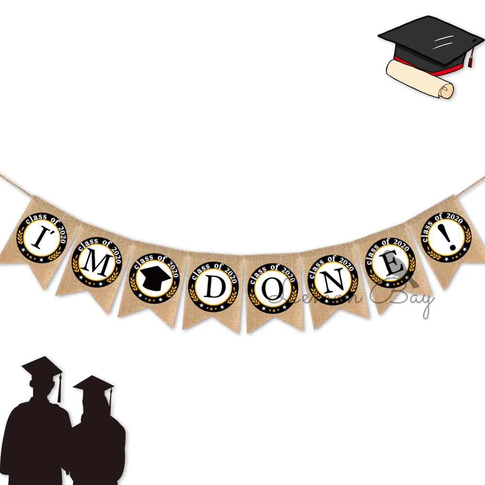 Я не Выпускной сезон вечерние свадебные украшения поставки баннер тянуть