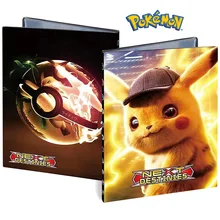 432Pcs Album Pokemon Cards Book Binder Detective Pikachu Map Folder Loaded Game Card GX Holder Collection Kid Toys Cool Gift