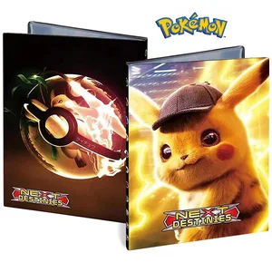 432pcs album pokemon cards book binder detective pikachu map folder loaded game card gx holder collection kid toys cool gift free global shipping