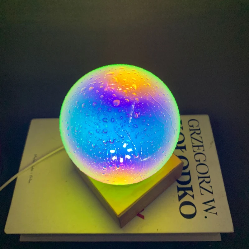 

Moonlight Rainbow Lamp Glass Bedroom Decoration Table Lamp Starry Sky Moon Night Light Led Floor Light Indoor Atmosphere Light