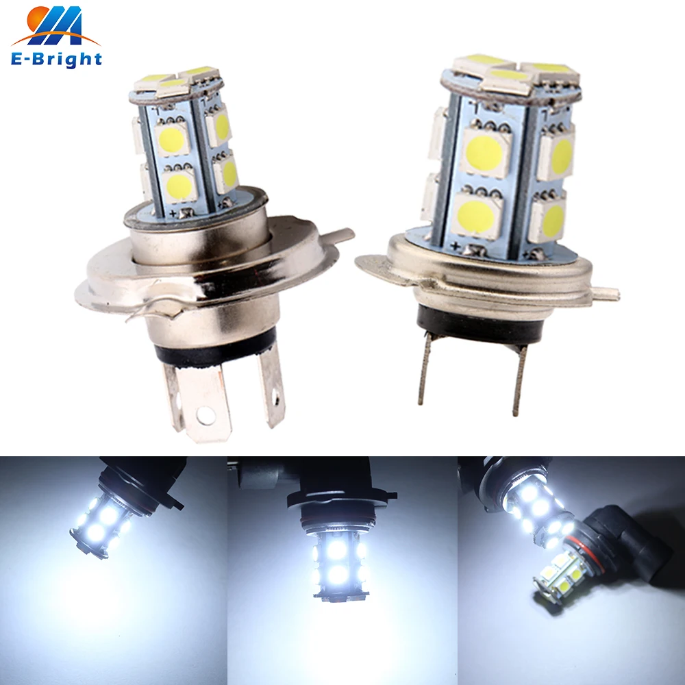 12V H4 5050 13 SMD светодиодный 160LM 8000K 9005 9006 H1 H7 автомобильный внешний головной светильник автомобильная лампа сигнальный противотуманный светильник белый автомобильный Стайлинг