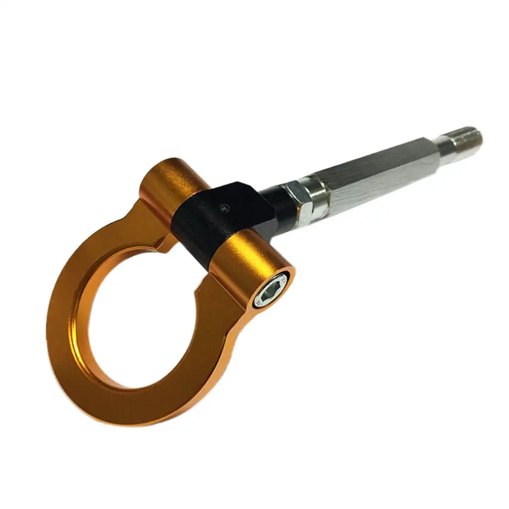 

Portable Round Track Flip-up Aluminum RacingTow Hook for STI Golden