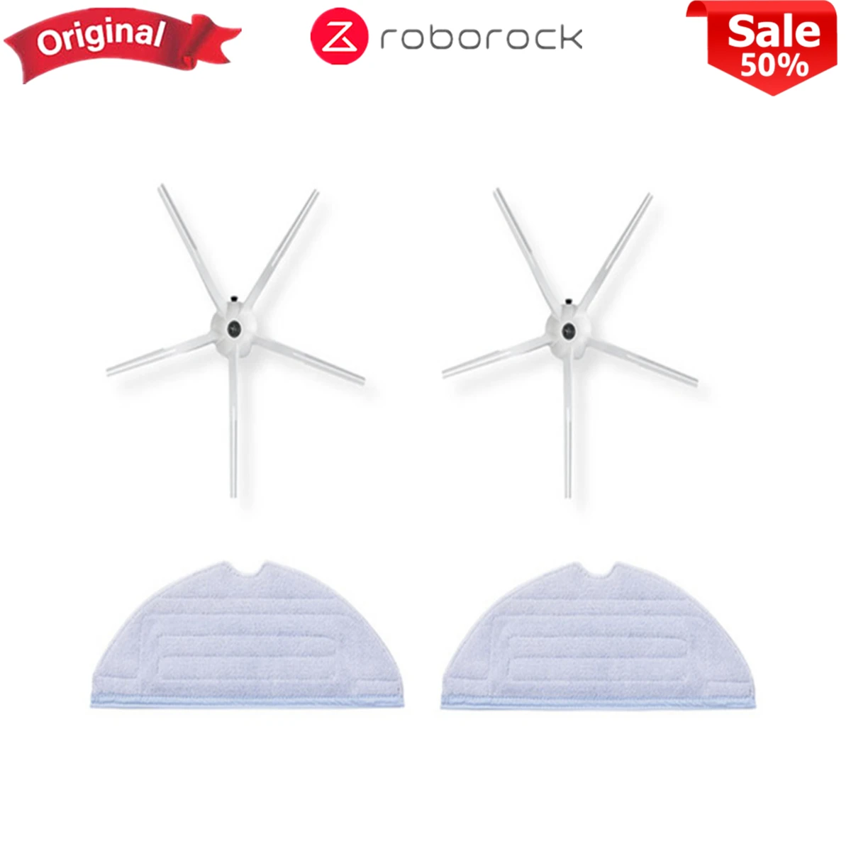 

Original Roborock Vacuum Cleaner Robot S7 S70 S75 Washable Mop Filter Side Brush Cleaning Dust Affordable Kit Accessories