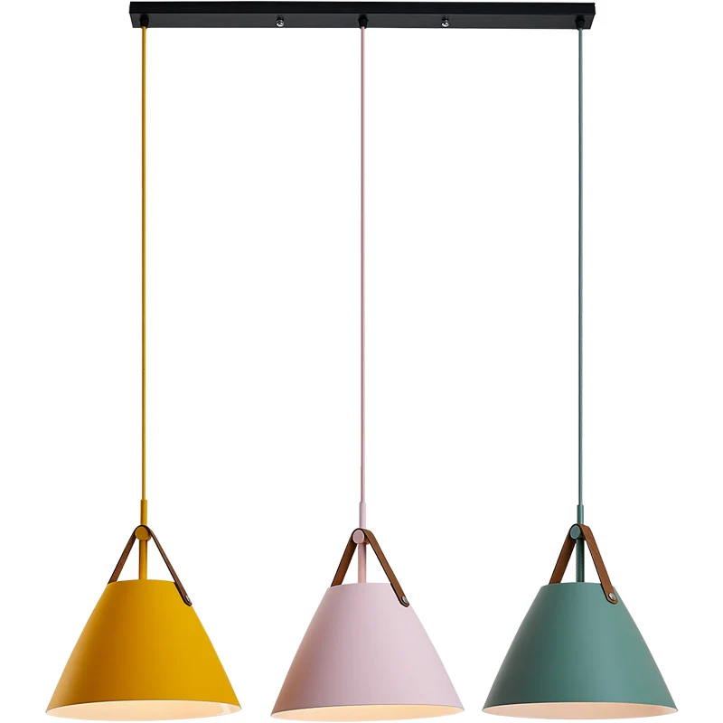 Скандинавский ресторан люстра лампы &quotмакарон&quot гостиная спальня бар