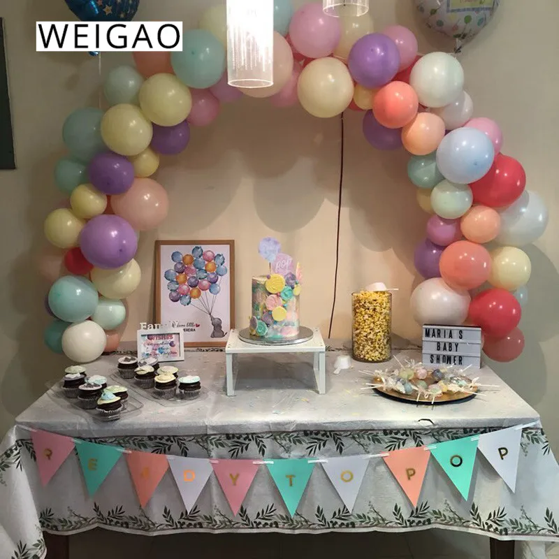 WEIGAO воздушные шары Арка-Рама Комплект свадебный воздушный шар колонна-подставка Декор Фон для фотосессий-воздушный шар День рождения украшение стола воздушный шар