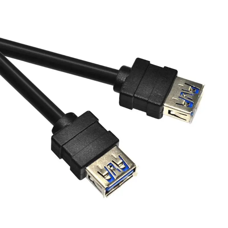 20 Pin to 2 USB 3,0 кабель для передней панели, адаптер для защиты окружающей среды, защитное покрытие с фиксированной ножкой для корпуса ПК, чехол