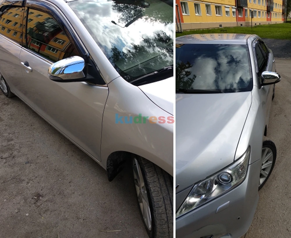 Для Toyota Camry 2012 2013 ABS хромированные автомобильные аксессуары Низкопрофильная Боковая дверь зеркало заднего вида зеркальный протектор Крышка отделка заднего зеркала
