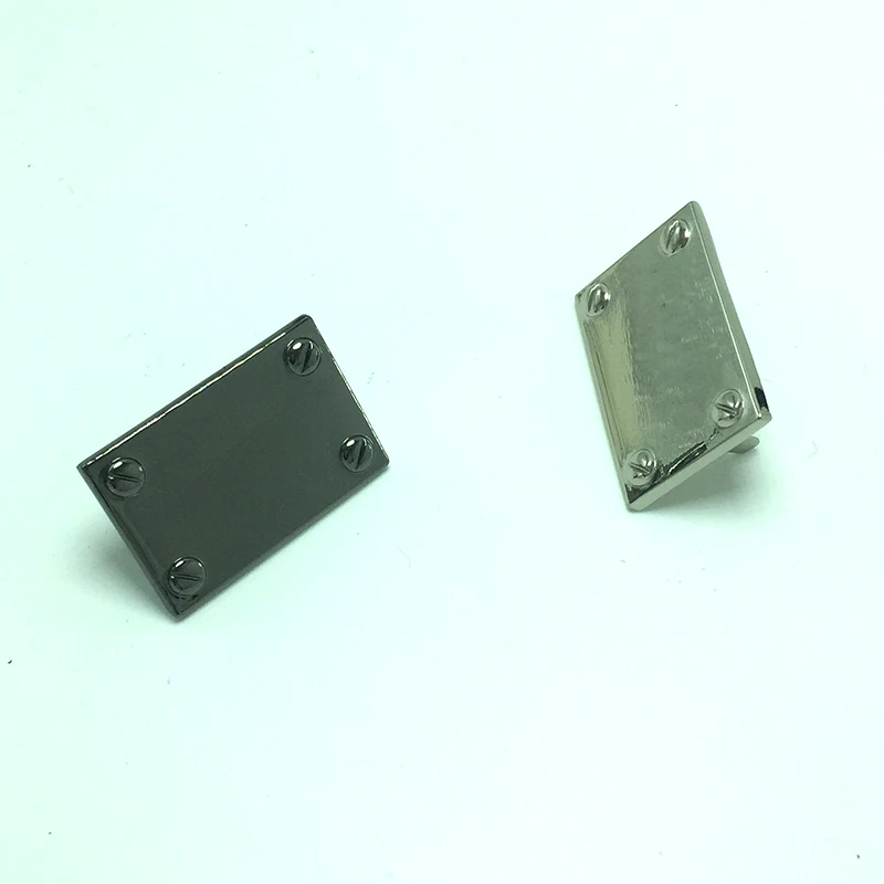 Светло золотой металлический бирка для кошелька бирки с логотипом именной