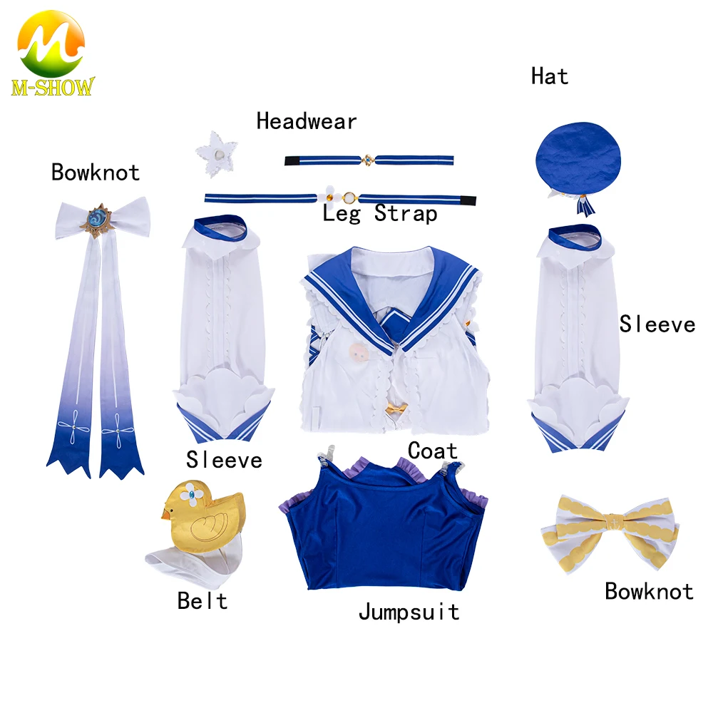 Костюм для косплея Genshin Impact Summer Skin новая одежда Барбары купальник женщин и