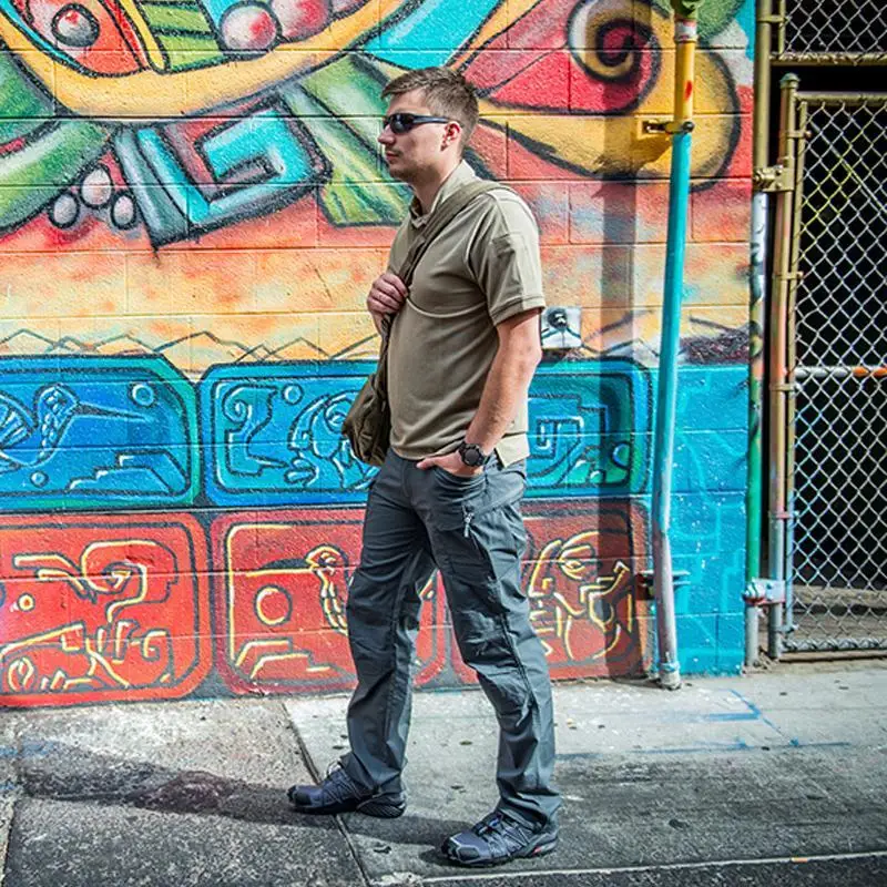 

IX9 Tactical Waterproof Pants Men SWAT Combat Army Pants Casual Men Hiking Pants Outdoor Camping Cargo City Military Pants