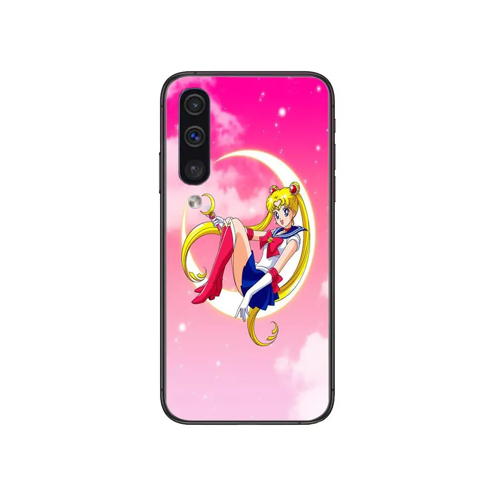 

Moon girl Phone cover hull For SamSung Galaxy S 8 9 10 20 21 S30 Plus Edge E S20fe 5G Lite Ultra black soft