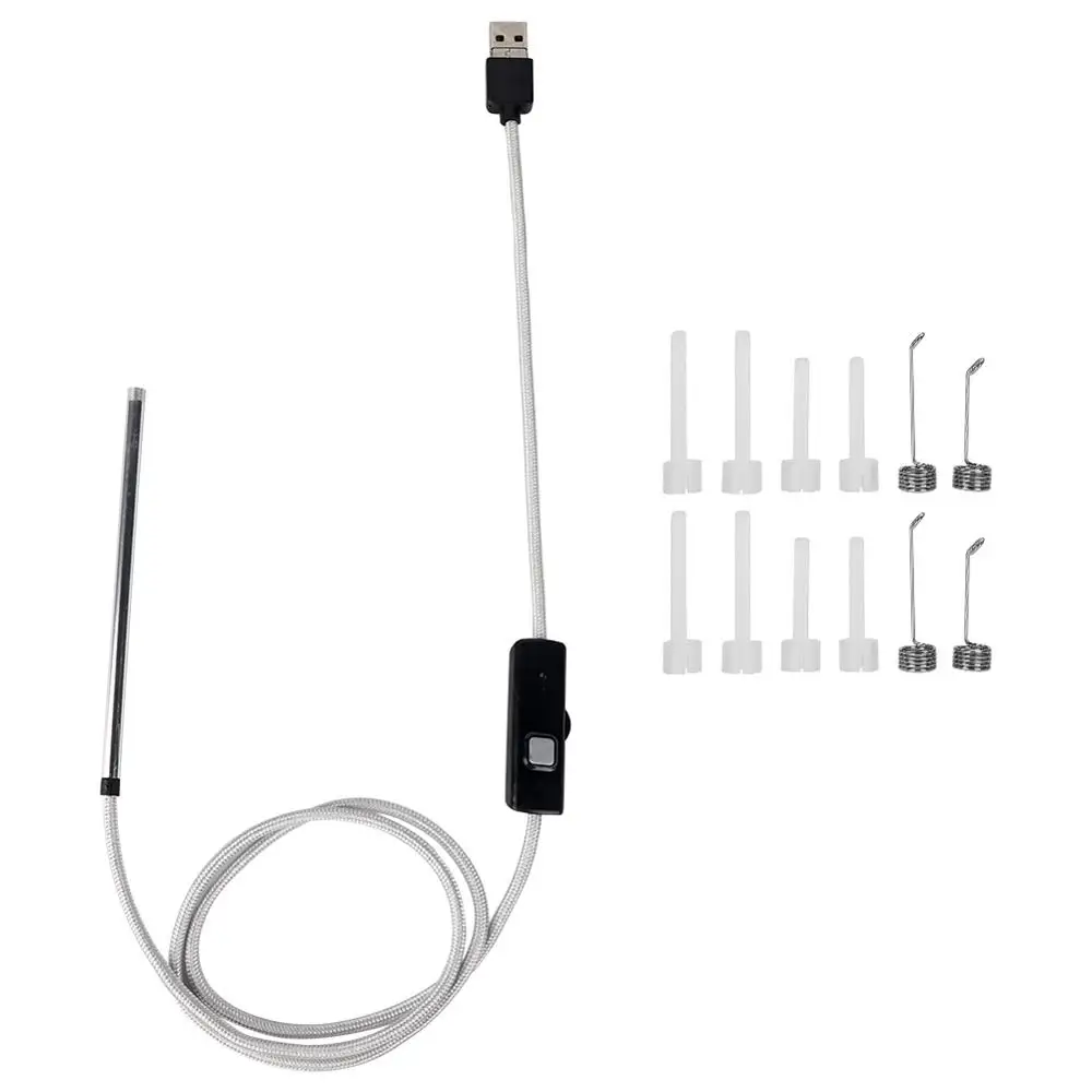 2 цвета цифровой USB светодиодный отоскоп ушной HD визуальная камера область