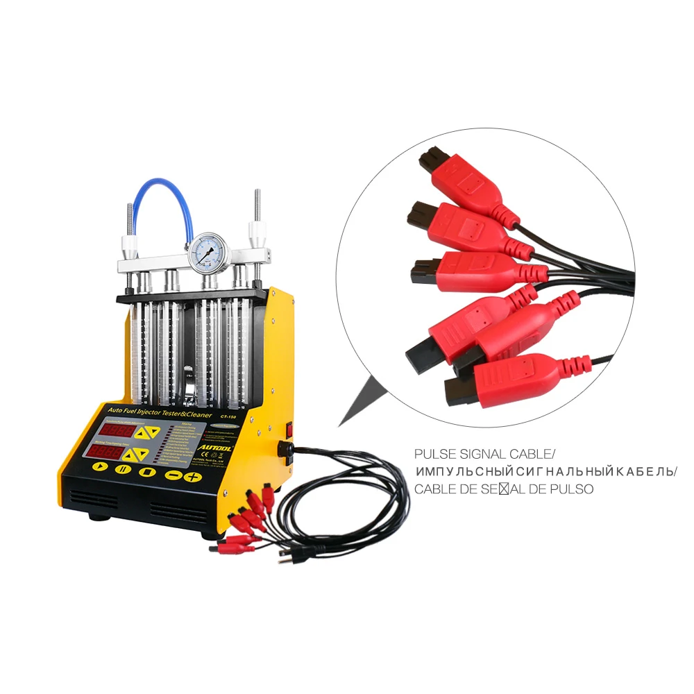 AUTOOL CT150 автомобильный инжектор топлива тестер для очистки ультразвуковой
